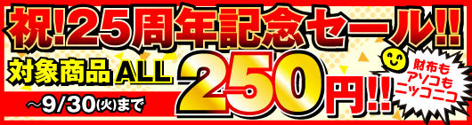 祝25周年記念セール！