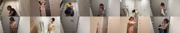 仲間内での共有動画が流出か！？変態パーソナルトレーナーがシャワー完備の更衣室に仕掛けた生着替え盗み撮り映像！！28人4時間 素人熟女28名/の無料画像